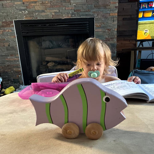 Fish Toy with Child